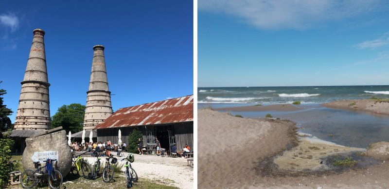 Kalkladan i Bungenäs och Ihreviken. Kalkladan i Bungenäs och Ihreviken.